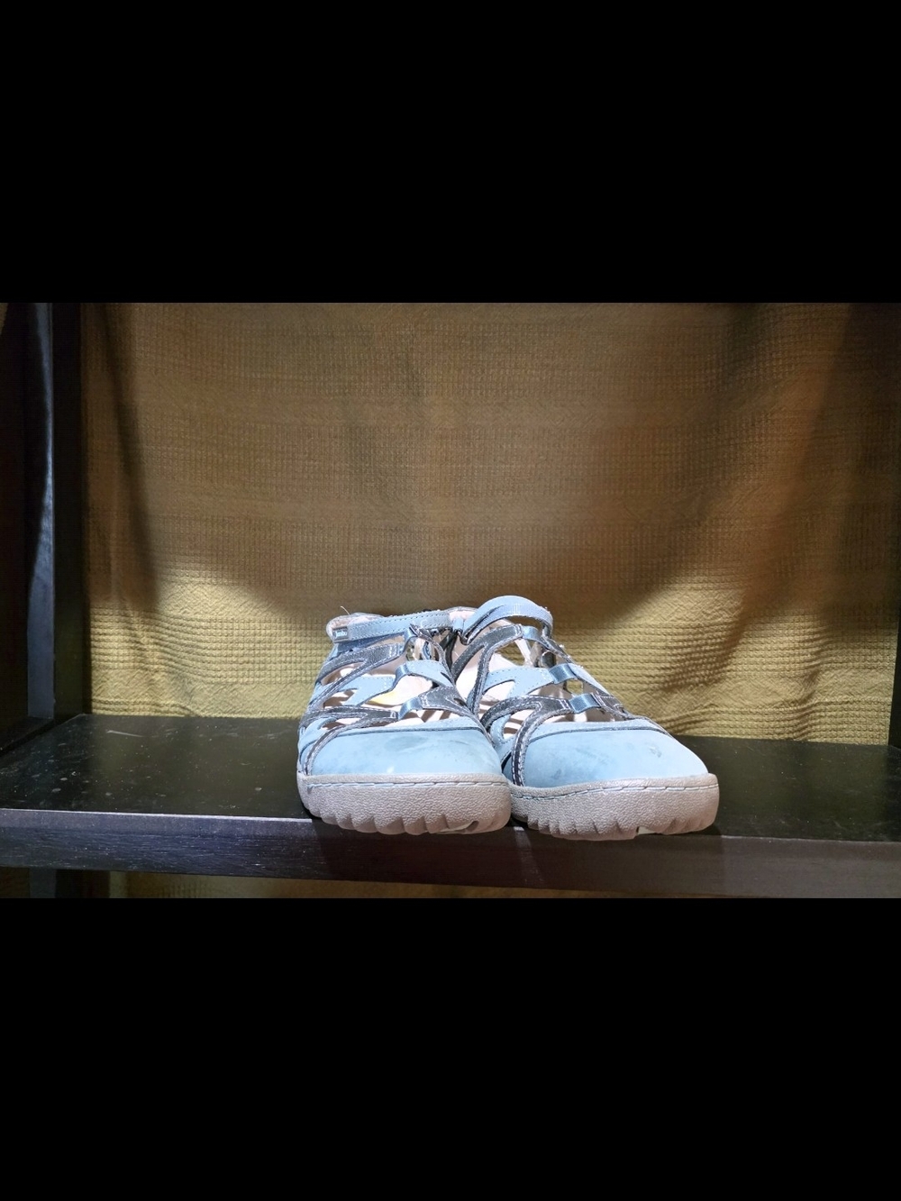 Jambu Light Blue and Tan Women's Sandals
